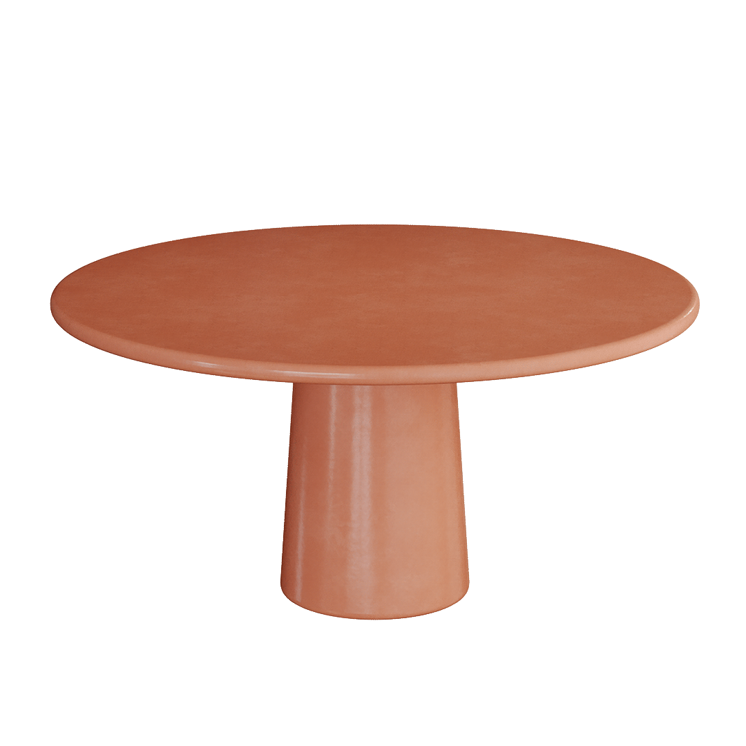 Santo Microskin Dining Table, Clay - Image 3