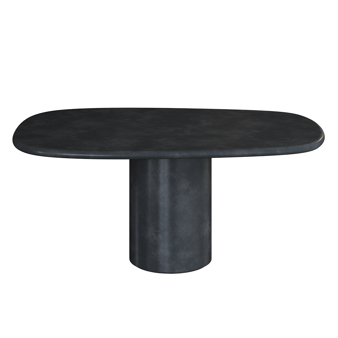 Solla Microskin Dining Table, Nero - Image 2